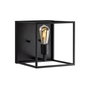 Opviq Kafes - 13750 Lámpara de Pared de Cuerpo Metálico Negro